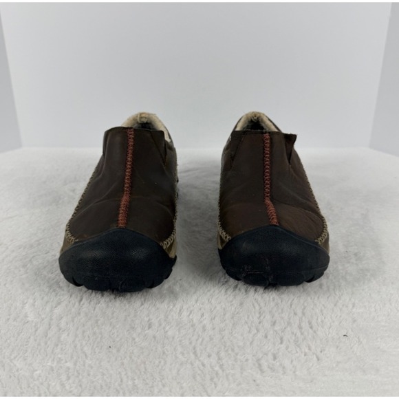 KEEN Hoodoo Leather Slip On Clog Shoes Brown Fleece Lined Men\'s Size 11 main image 3
